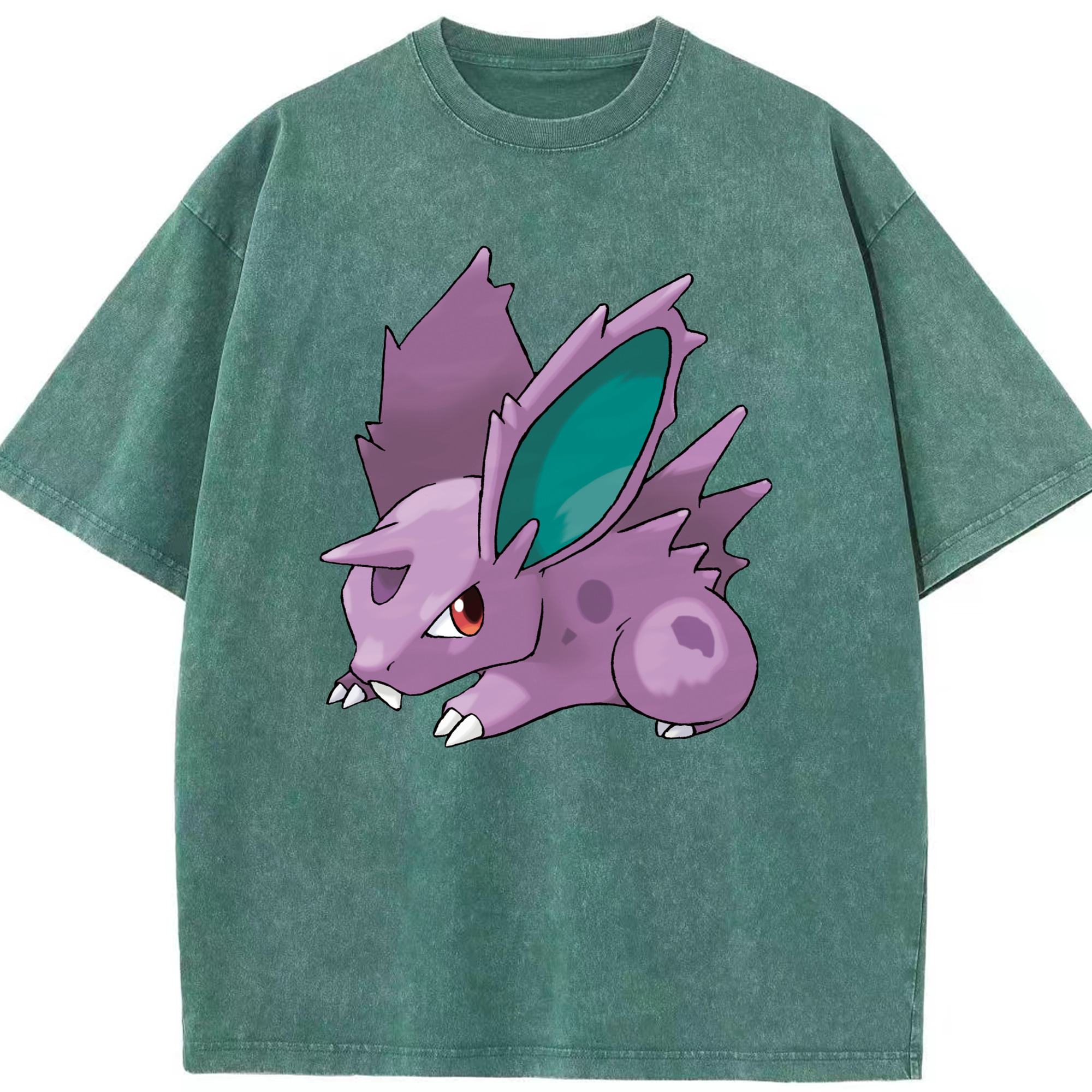 （画像用） ポケットモンスター Pokémon 綿100% ヴィンテージ風 半袖Tシャツ（フロントプリント）